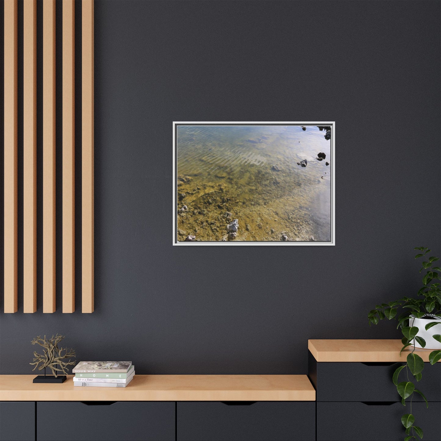 Ripples of Stone - Unique Stretched Canvas Wall Art