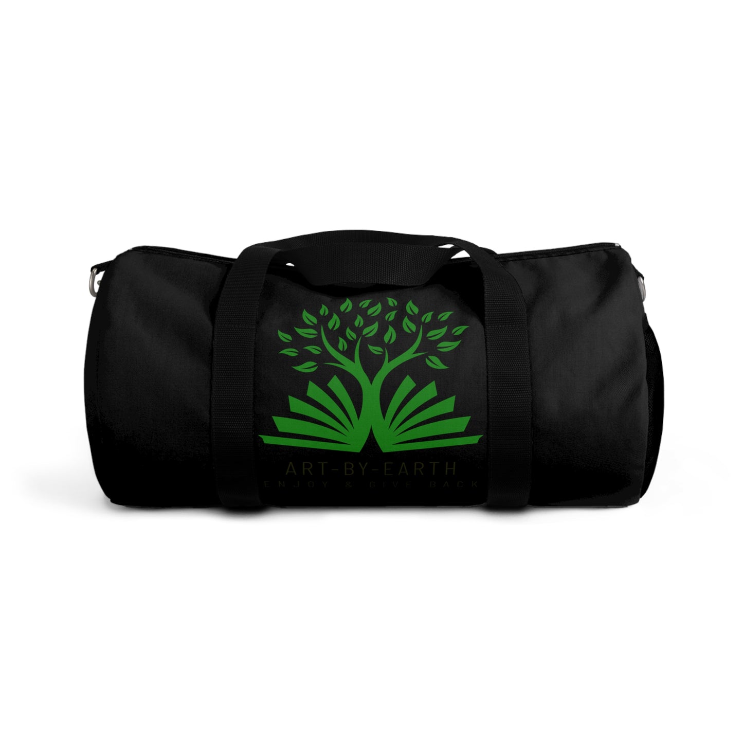 Black - ART BY EARTH DUFFEL BAG