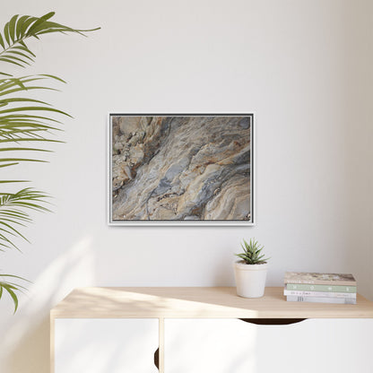 Layers of Earth's History - Unique Stretched Canvas Wall Art - Art By Earth