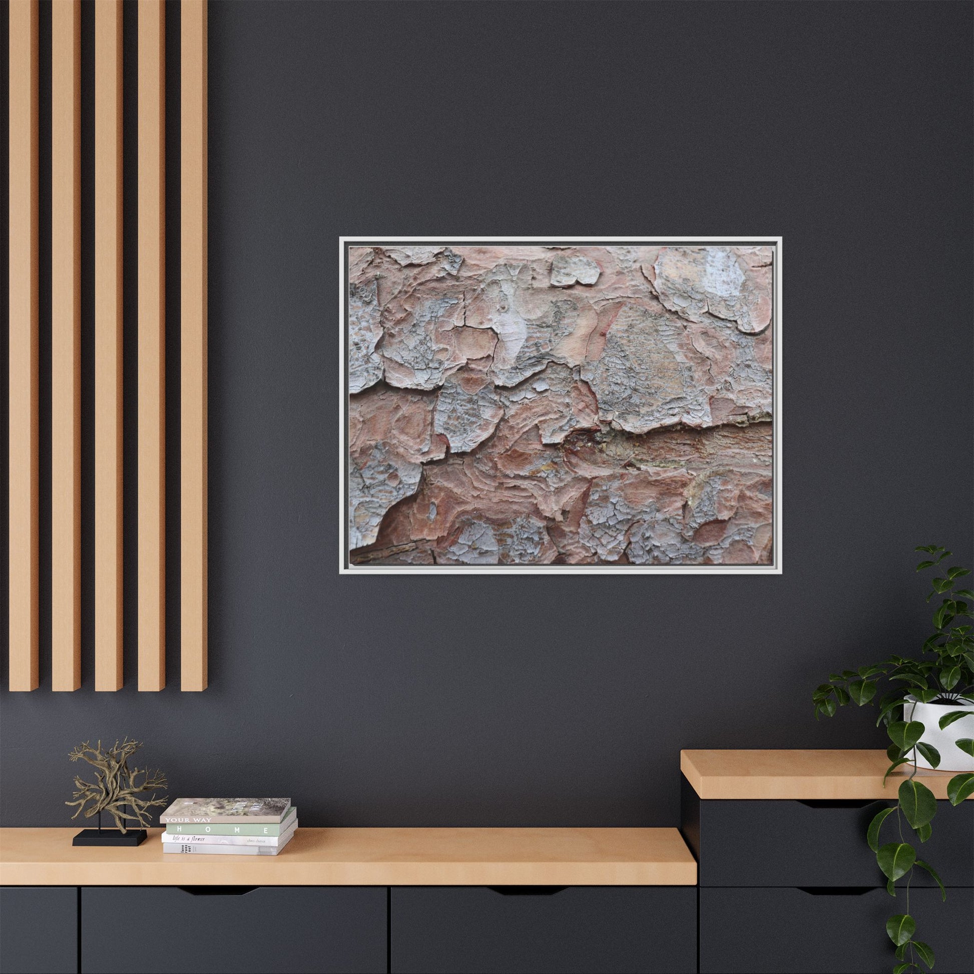 Flaking Serenity - Unique Stretched Canvas Wall Art - Art By Earth