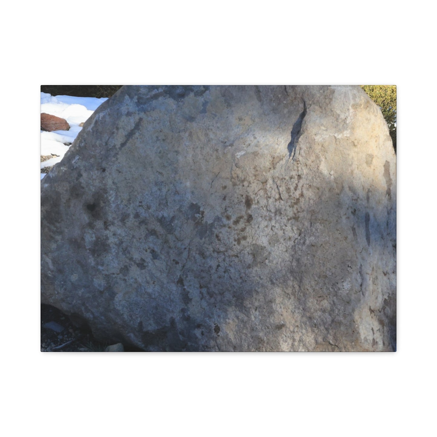 Stone of Silence - Unique Frameless Canvas Wall Art