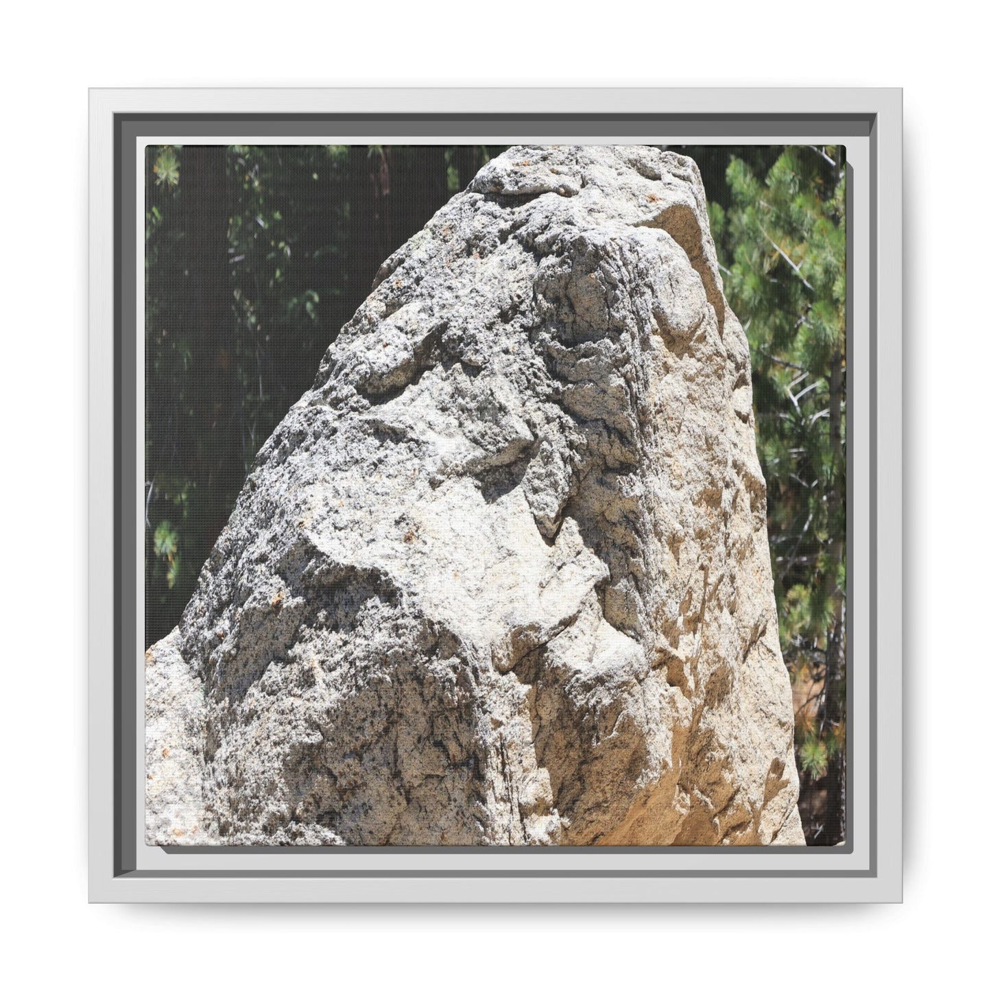 Stone's Silent Whisper - Unique Stretched Canvas Wall Art - Art By Earth