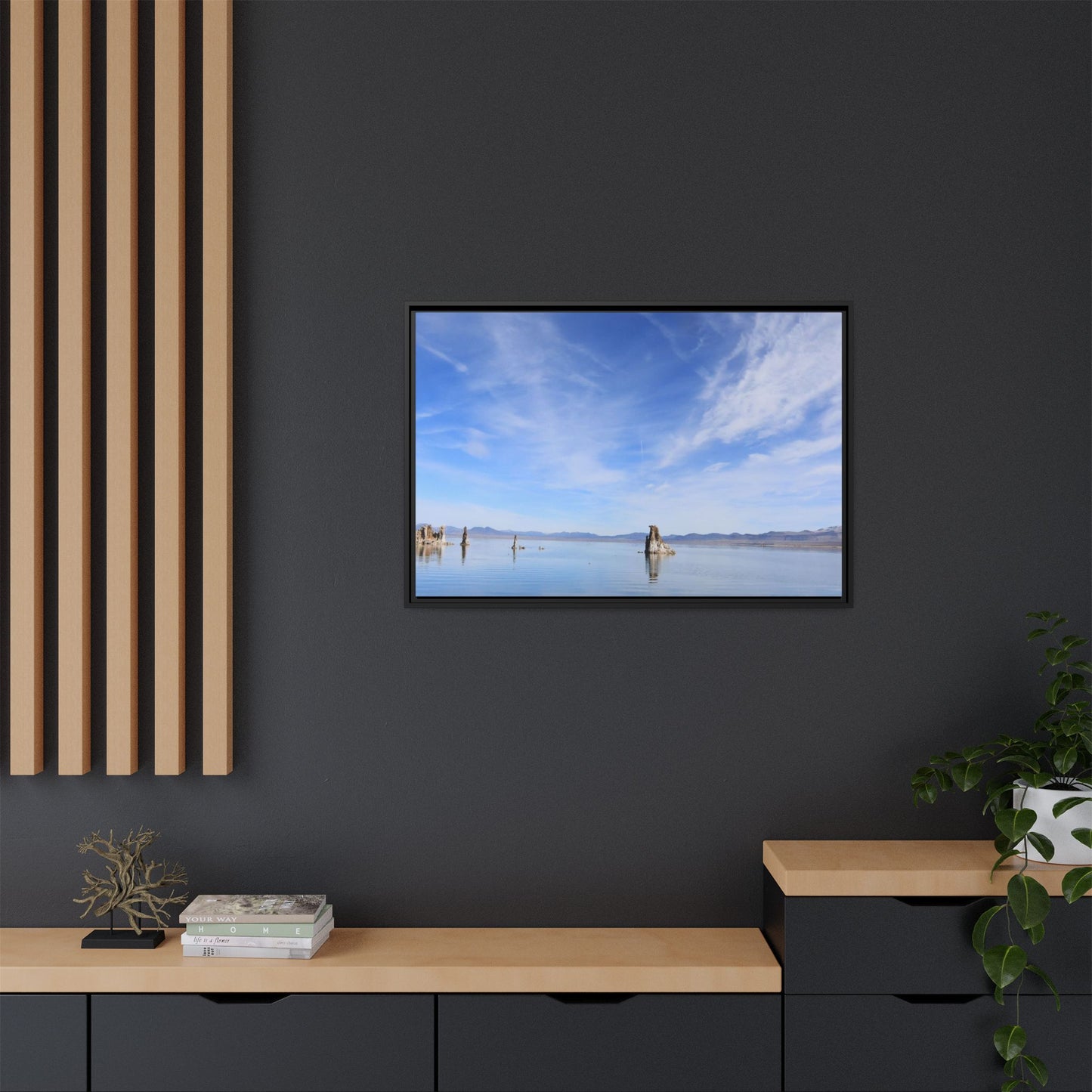 Whispers of Stillness - Unique Stretched Canvas Wall Art