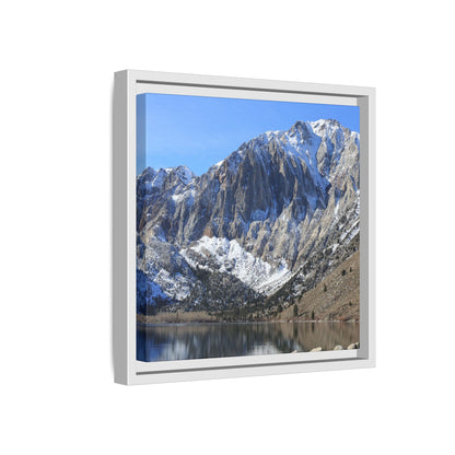 Frozen Reflection - Unique Stretched Canvas Wall Art