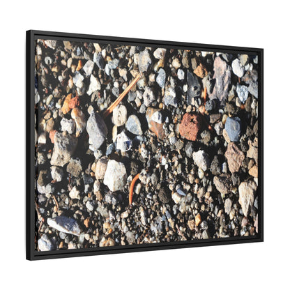 Stones and Soil - Unique Stretched Canvas Wall Art