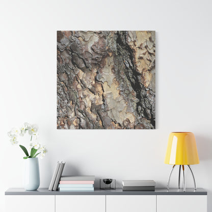 Tree Bark Symphony - Unique Frameless Canvas Wall Art - Art By Earth