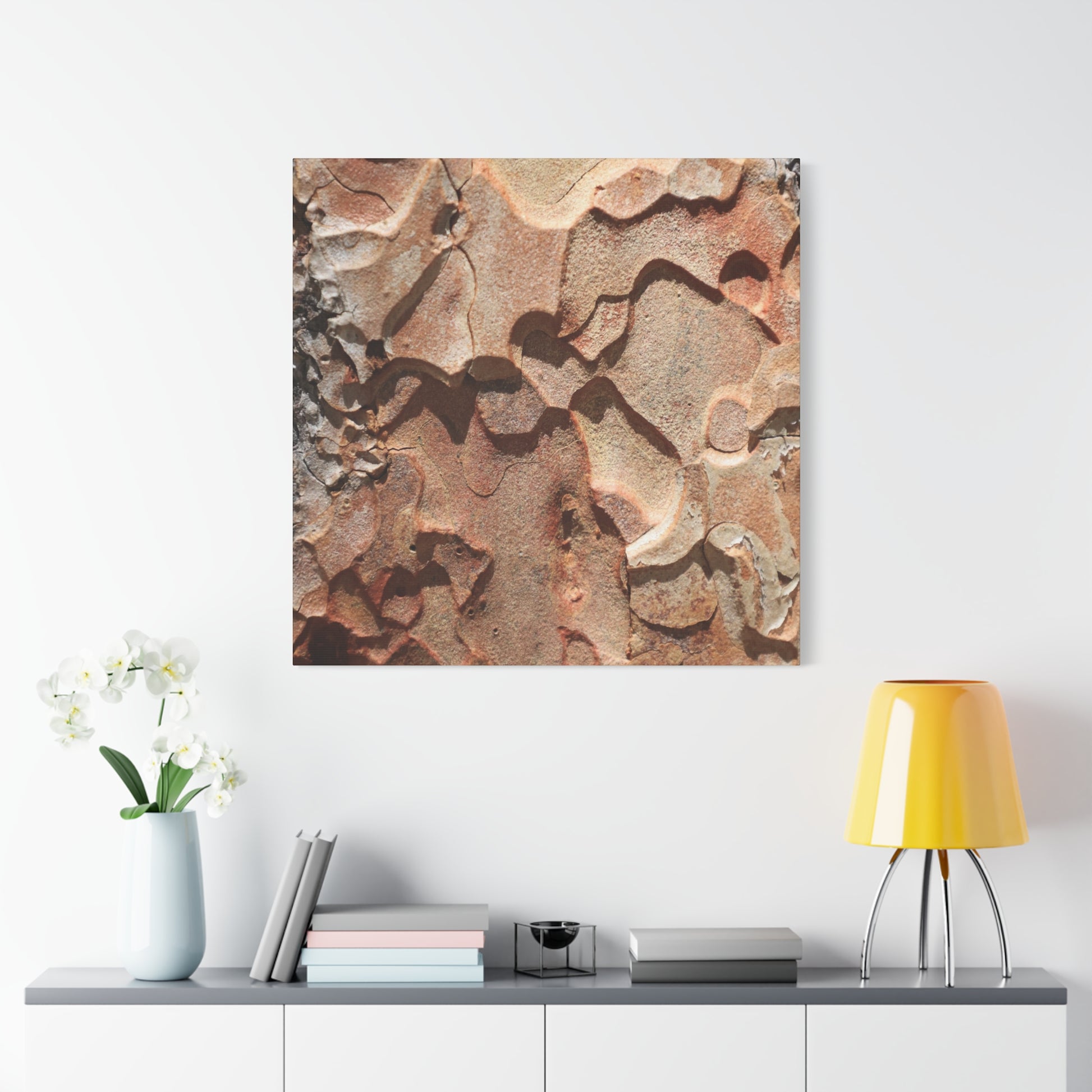 Terracotta Echoes - Unique Frameless Canvas Wall Art - Art By Earth