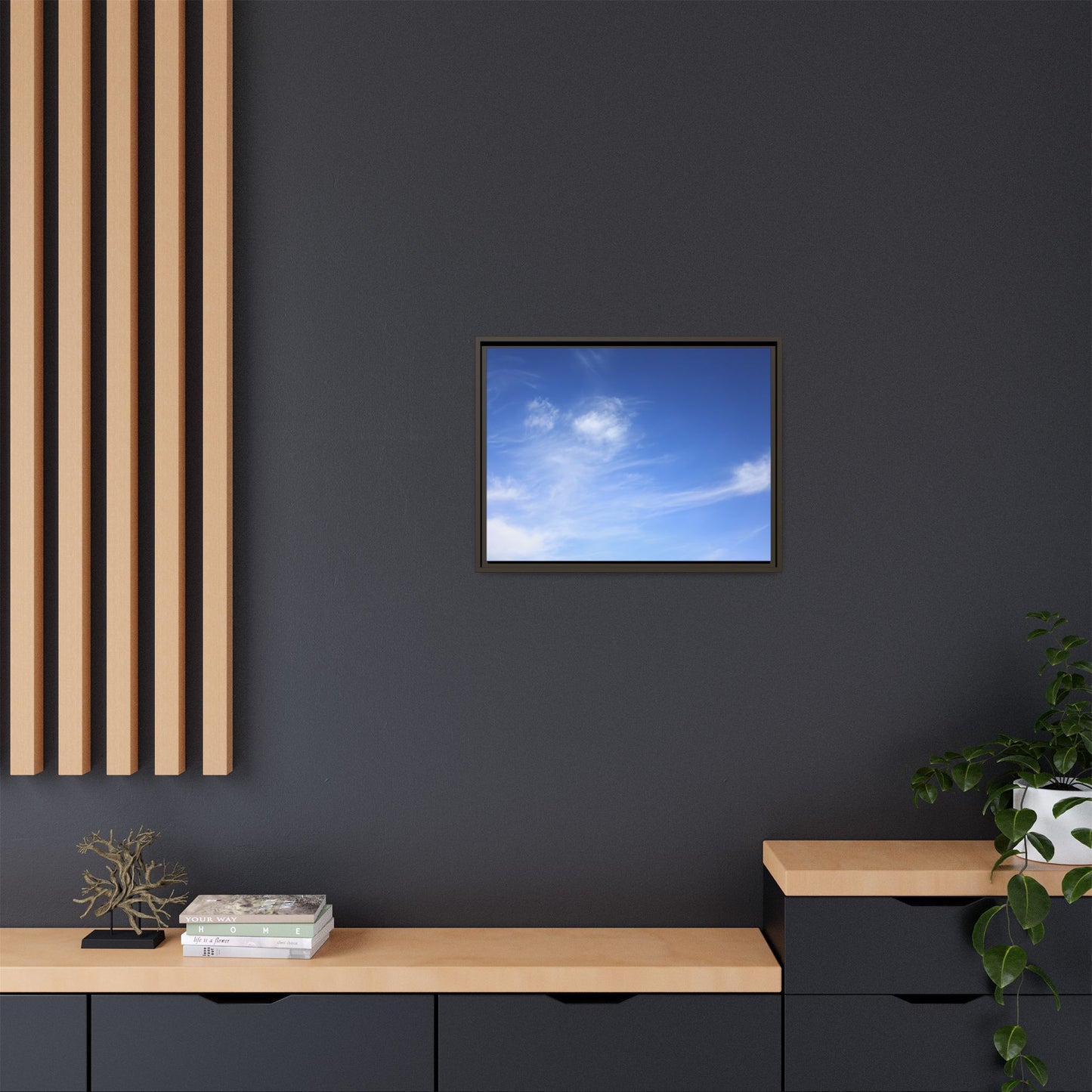 Blue Serenity - Unique Stretched Canvas Wall Art - Art By Earth