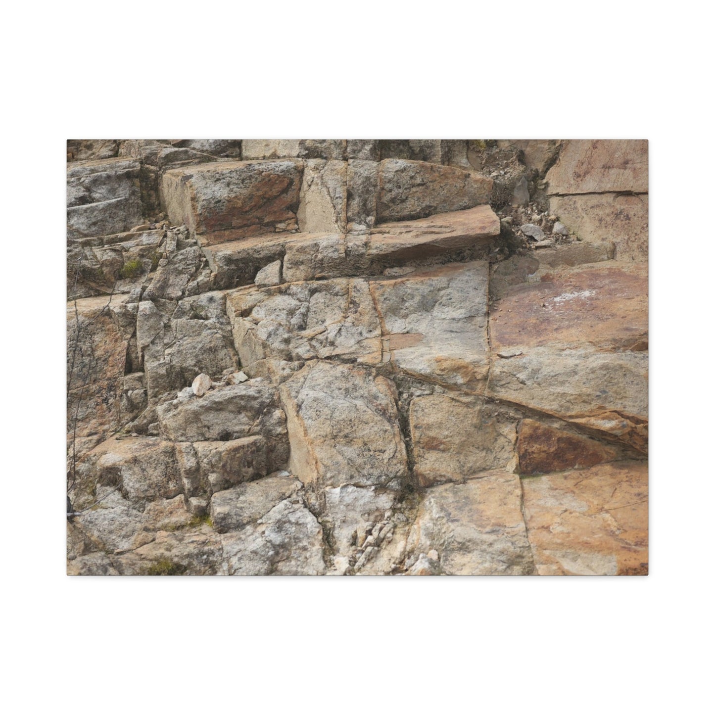 Stone Memories - Unique Frameless Canvas Wall Art - Art By Earth