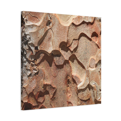 Terracotta Echoes - Unique Frameless Canvas Wall Art - Art By Earth