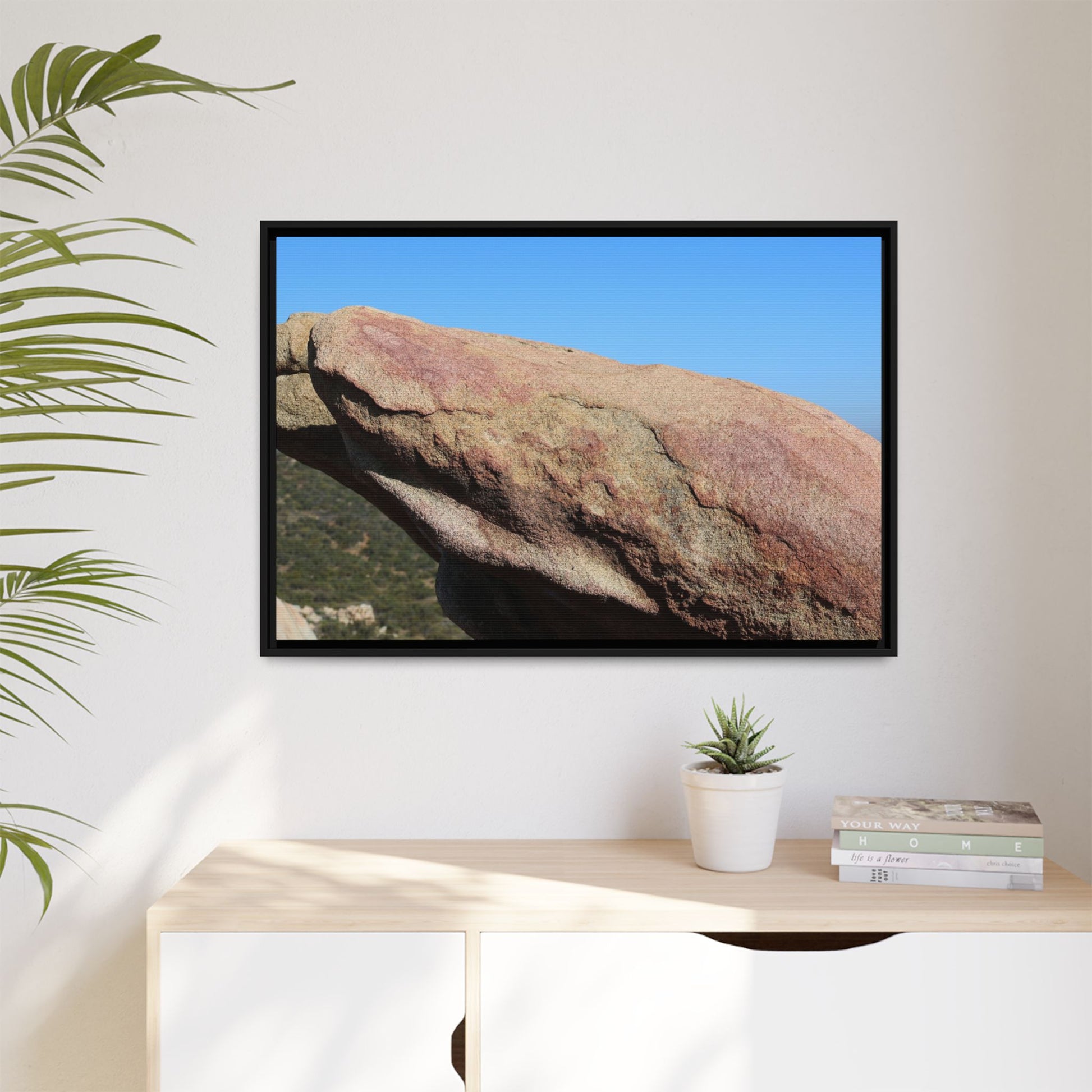 Sleeping Stone - Unique Stretched Canvas Wall Art - Art By Earth
