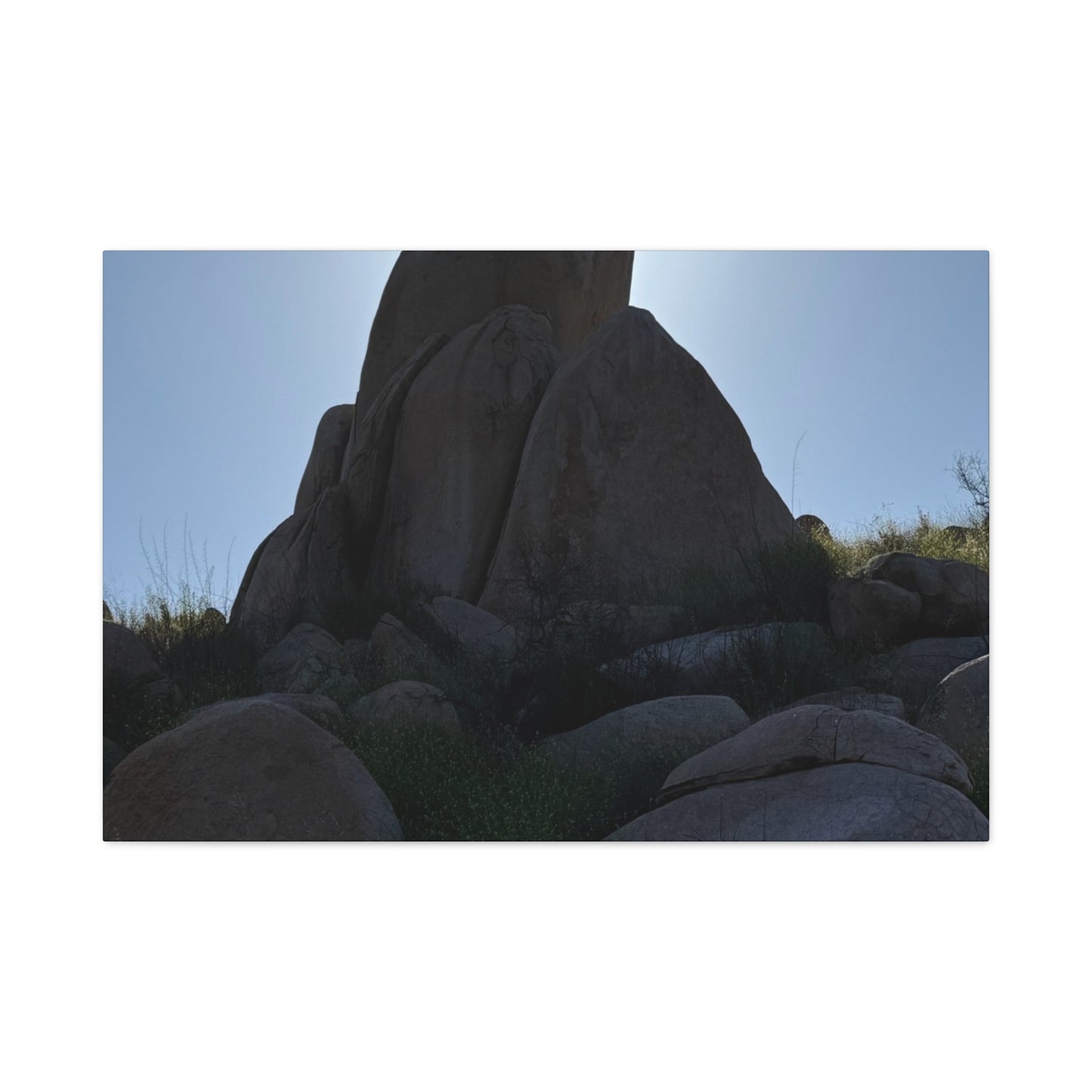 Rocks of Solitude - Unique Frameless Canvas Wall Art - Art By Earth