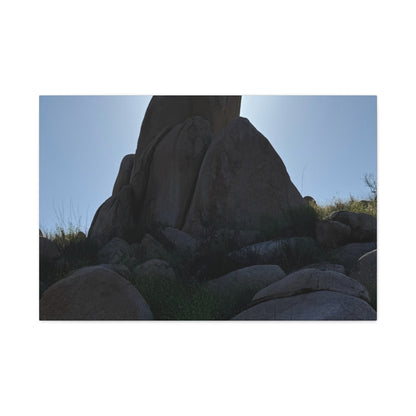 Rocks of Solitude - Unique Frameless Canvas Wall Art - Art By Earth