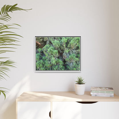Verdant Whispers - Unique Stretched Canvas Wall Art - Art By Earth