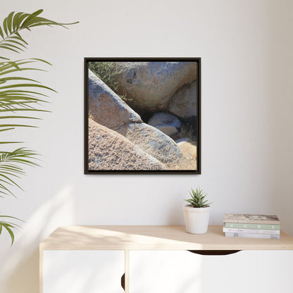 Boulder Shelter - Unique Stretched Canvas Wall Art