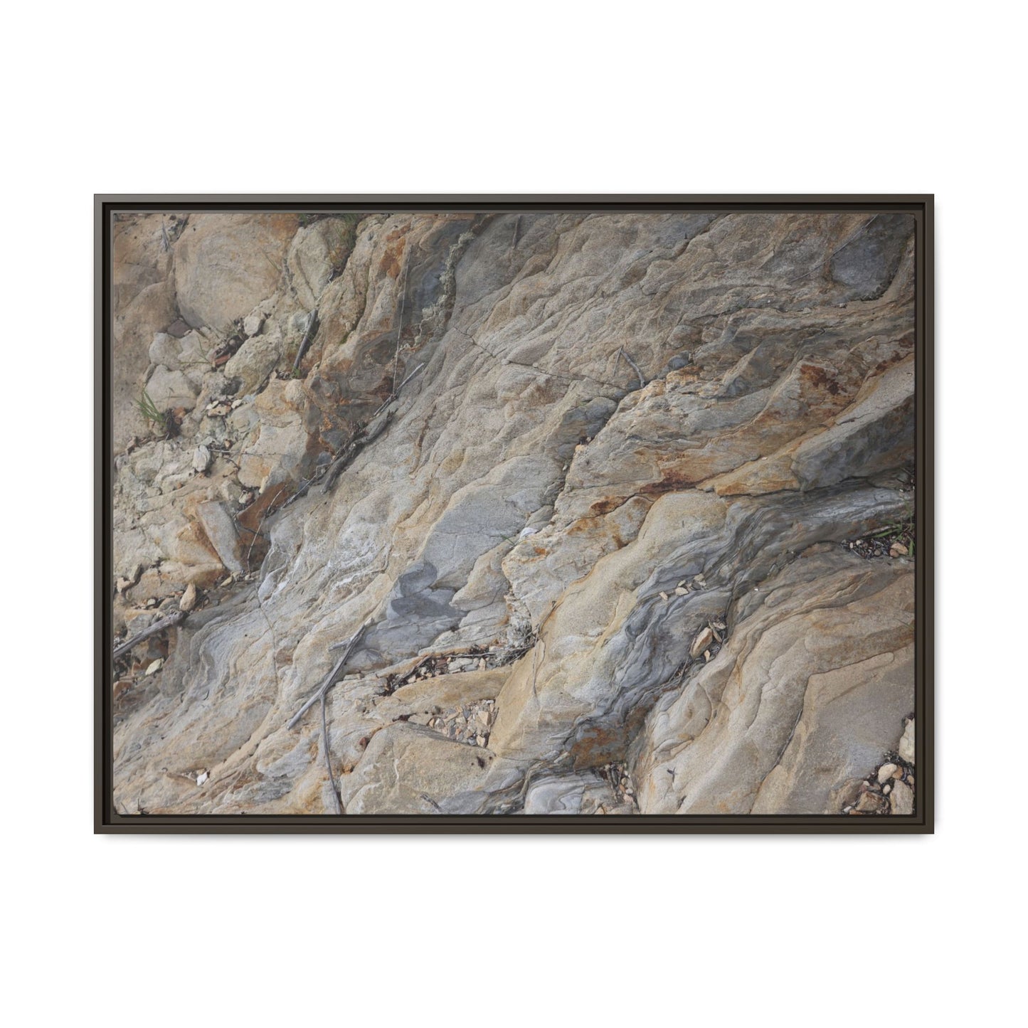 Layers of Earth's History - Unique Stretched Canvas Wall Art - Art By Earth
