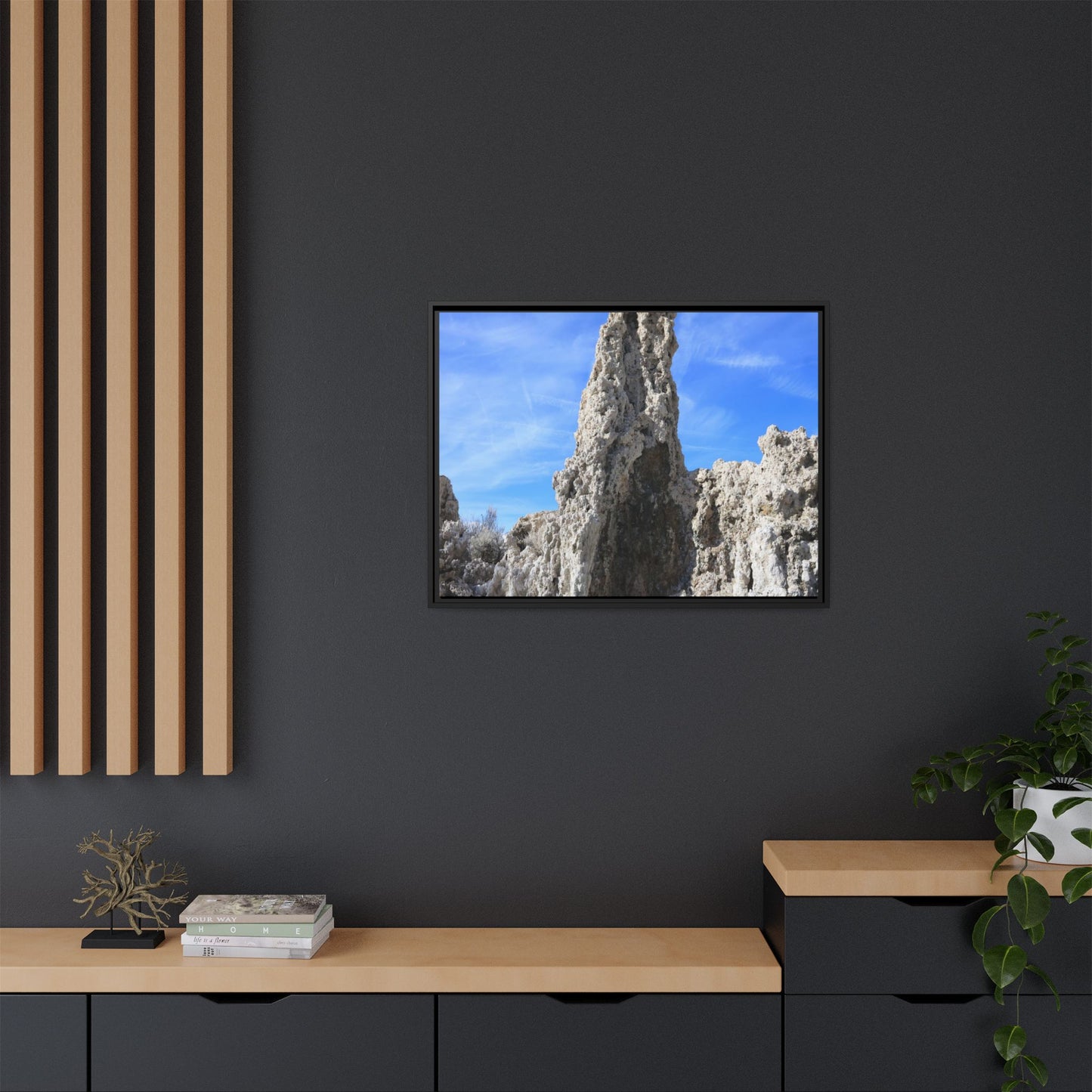 Sentinel of Stone - Unique Stretched Canvas Wall Art