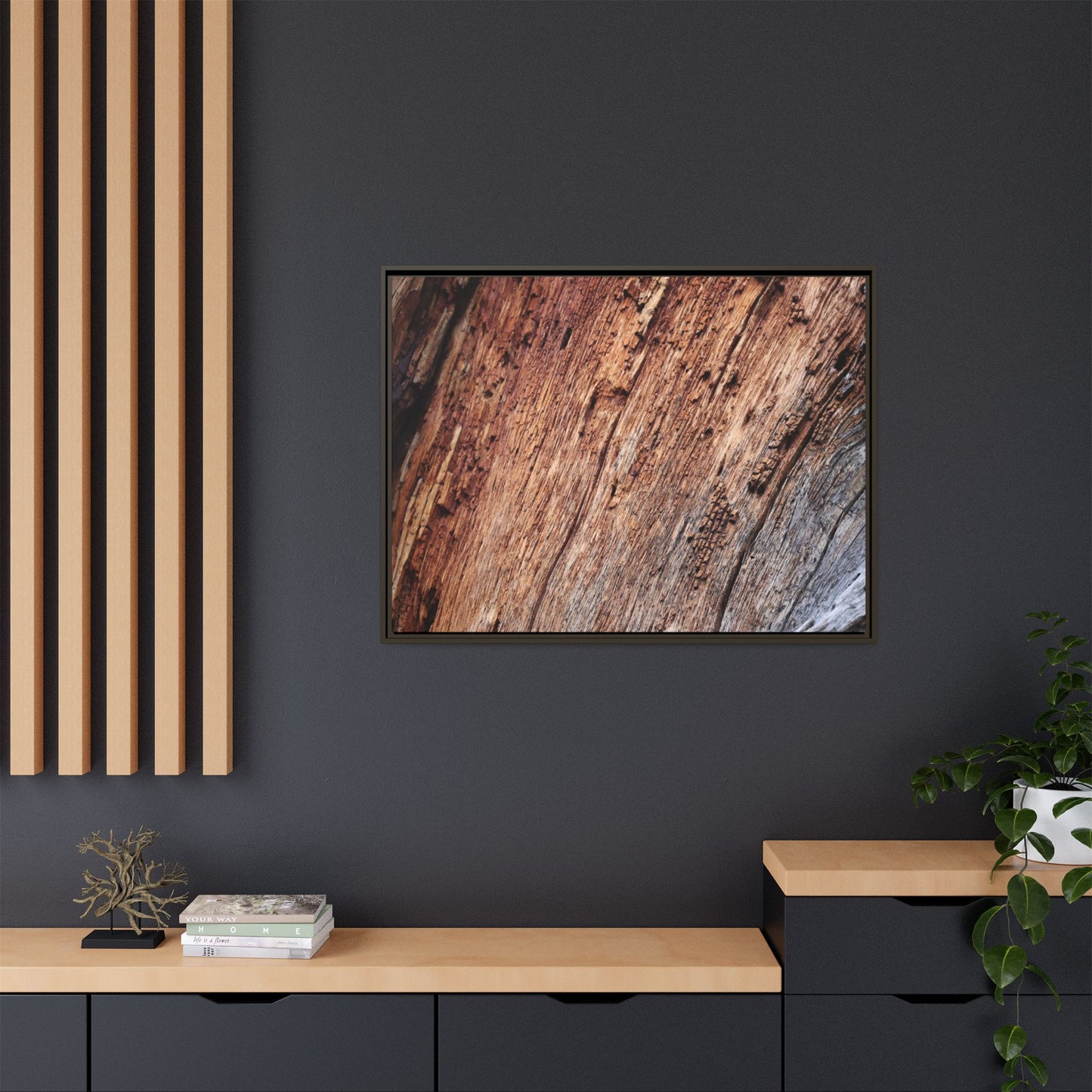 Time's Mark - Unique Stretched Canvas Wall Art - Art By Earth