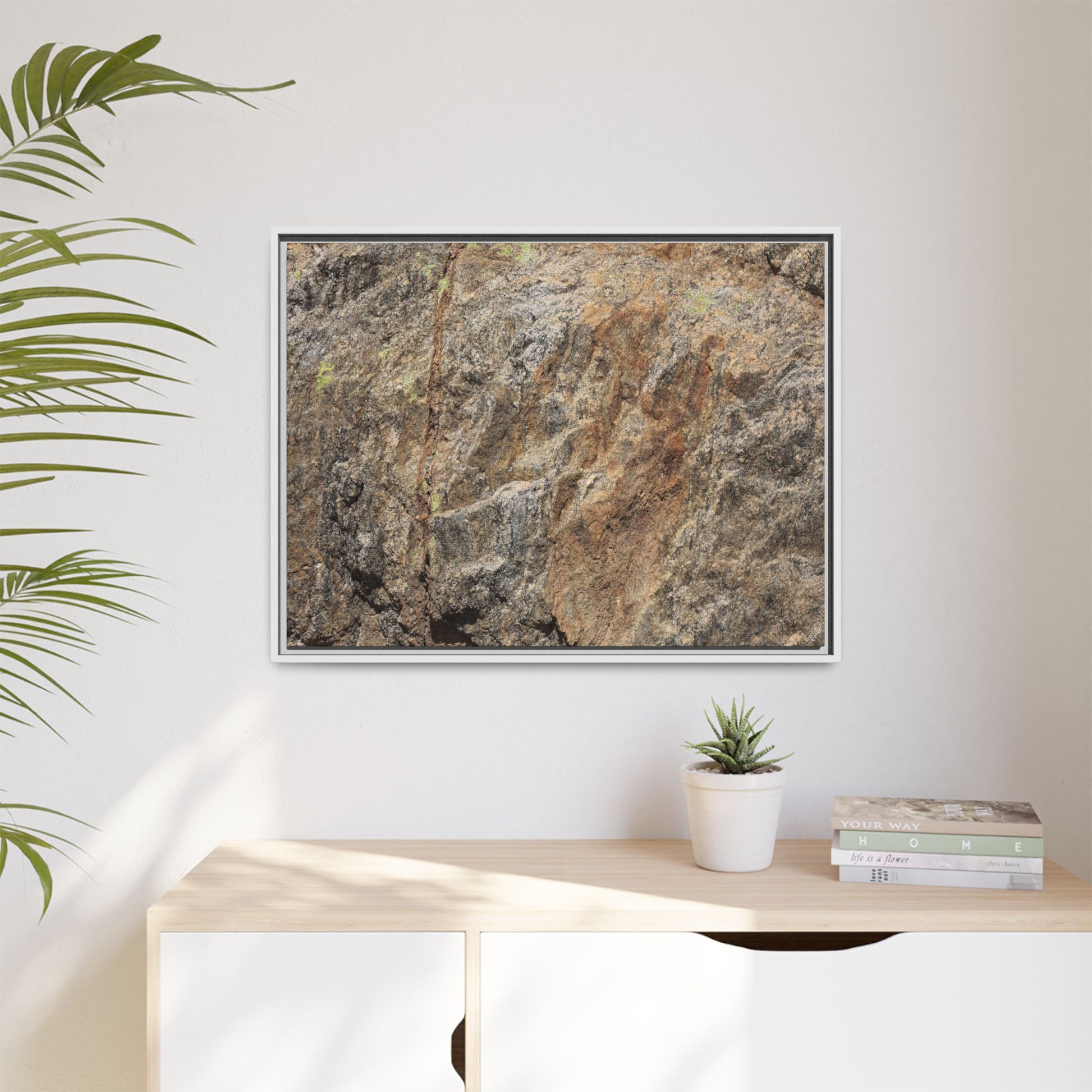 Weathered Rock Formation - Unique Stretched Canvas Wall Art - Art By Earth