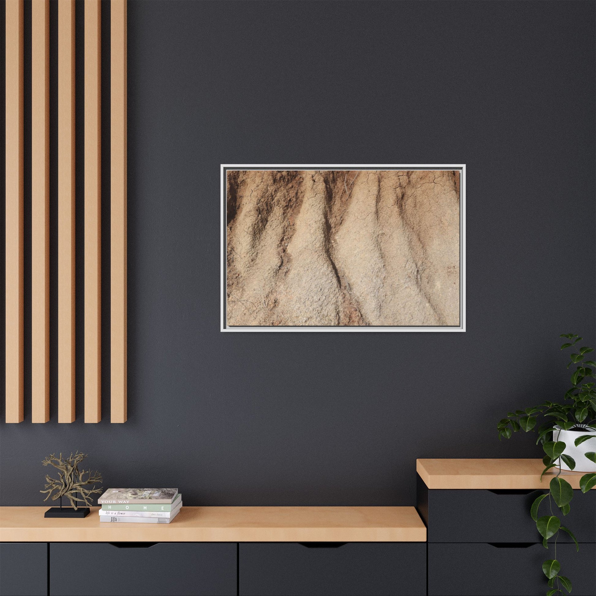 Eroded Canyon Walls - Unique Stretched Canvas Wall Art - Art By Earth