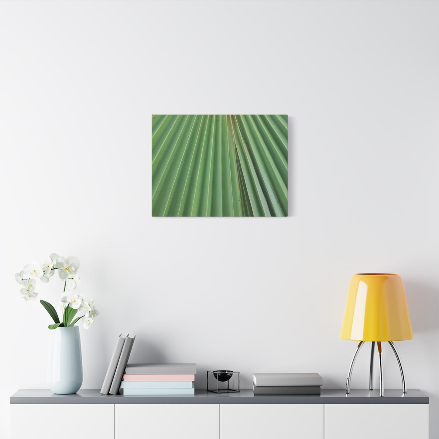 Fan of Green - Unique Frameless Canvas Wall Art - Art By Earth