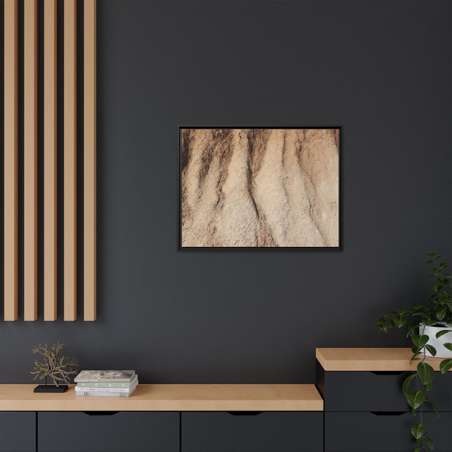 Eroded Canyon Walls - Unique Stretched Canvas Wall Art - Art By Earth