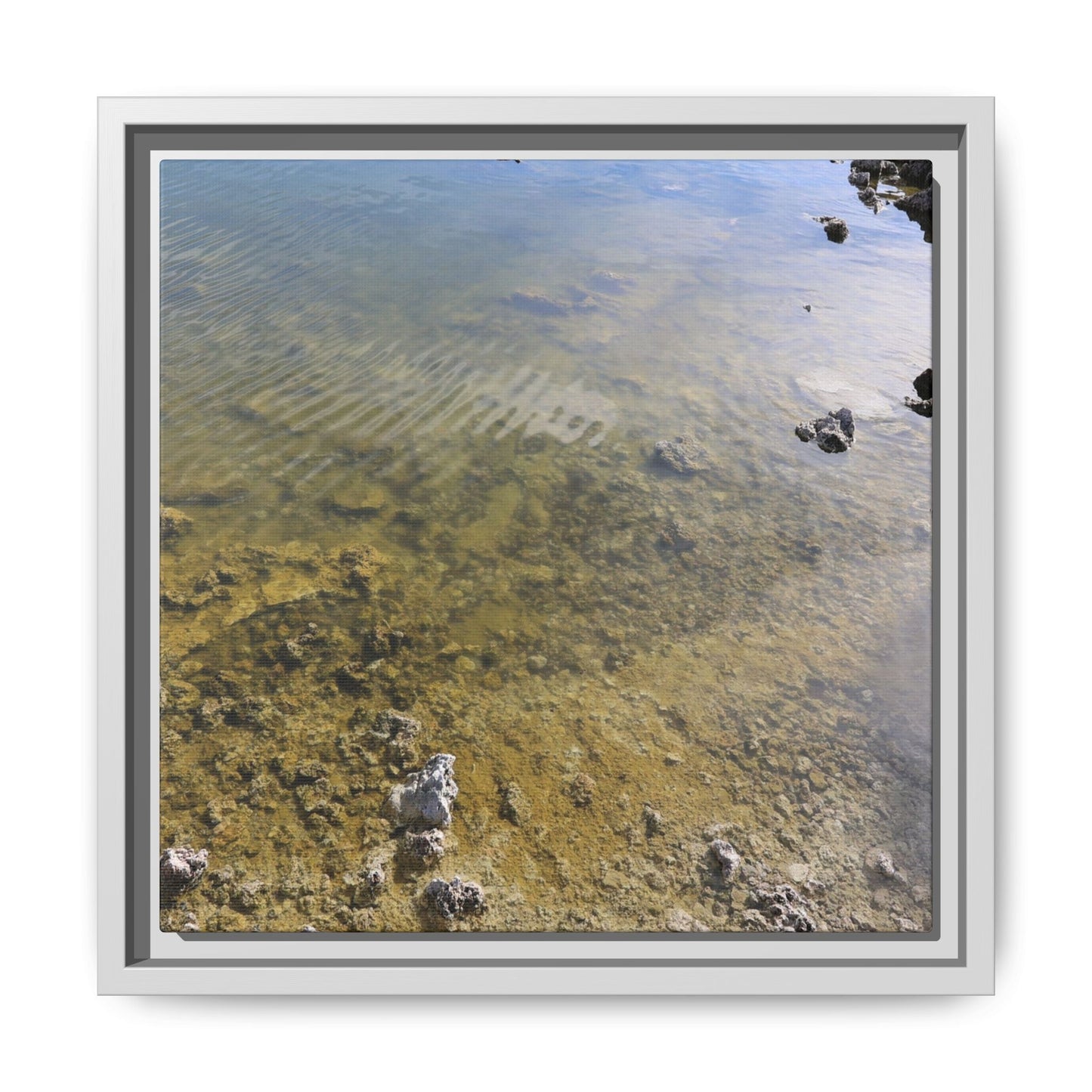 Ripples of Stone - Unique Stretched Canvas Wall Art