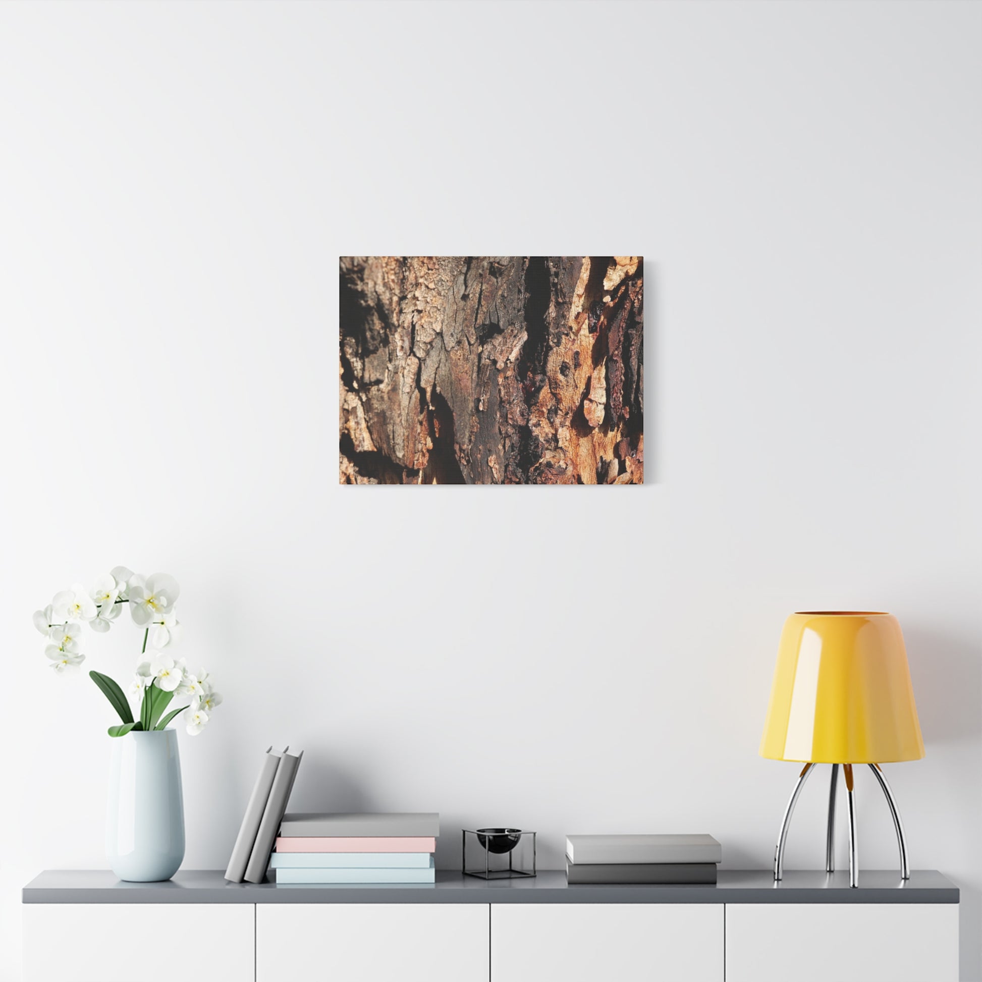 Wooden Terrain - Unique Frameless Canvas Wall Art - Art By Earth
