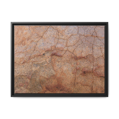 Russet Fissures - Unique Stretched Canvas Wall Art - Art By Earth