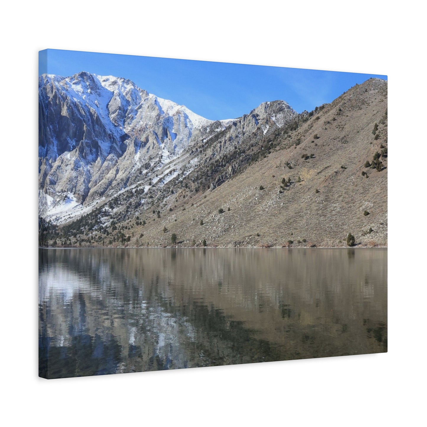 Reflection of Silence - Unique Frameless Canvas Wall Art