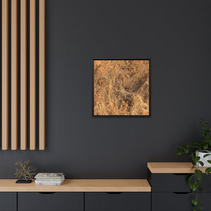Dried Vegetation Study - Unique Stretched Canvas Wall Art - Art By Earth