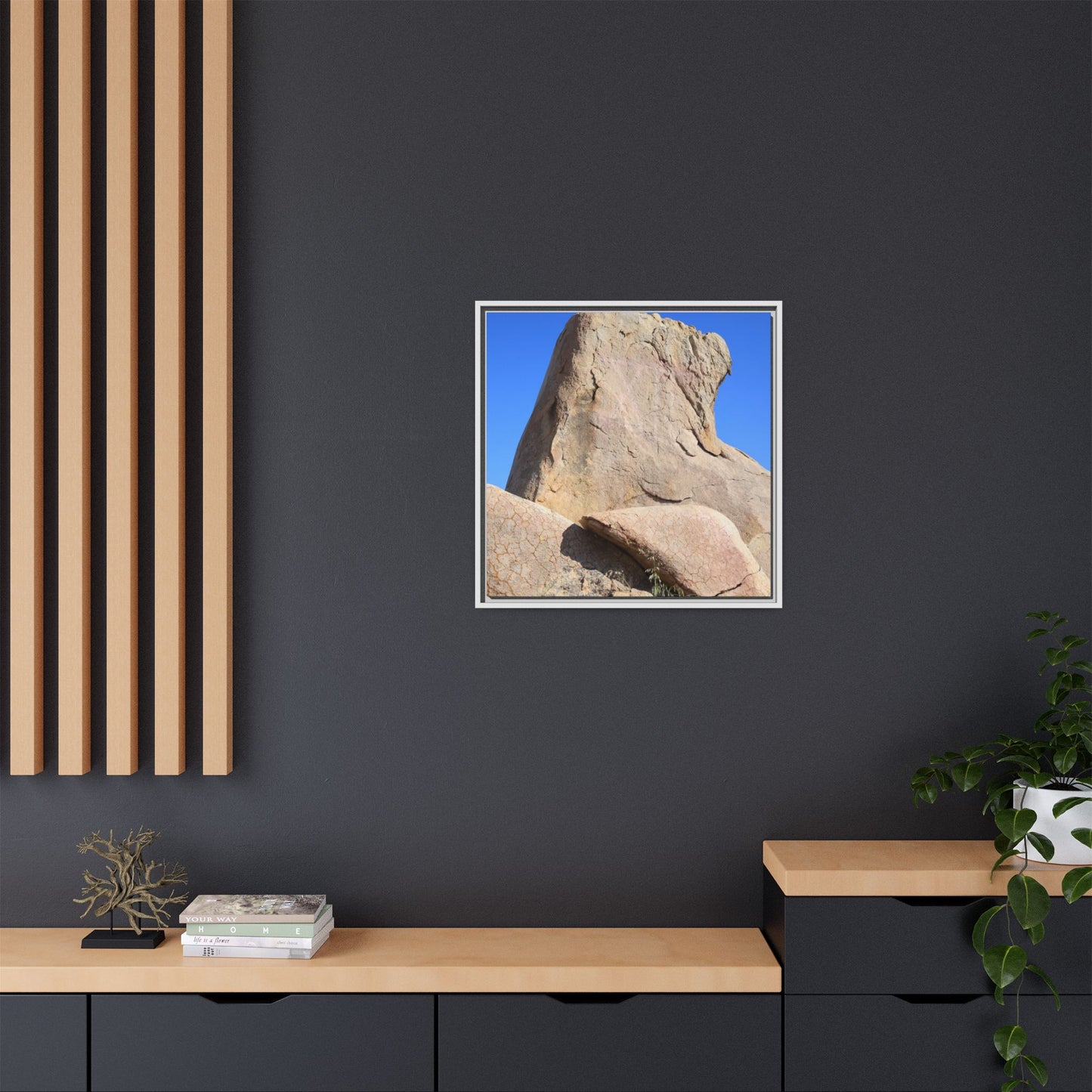 Rocky Sentinel - Unique Stretched Canvas Wall Art - Art By Earth