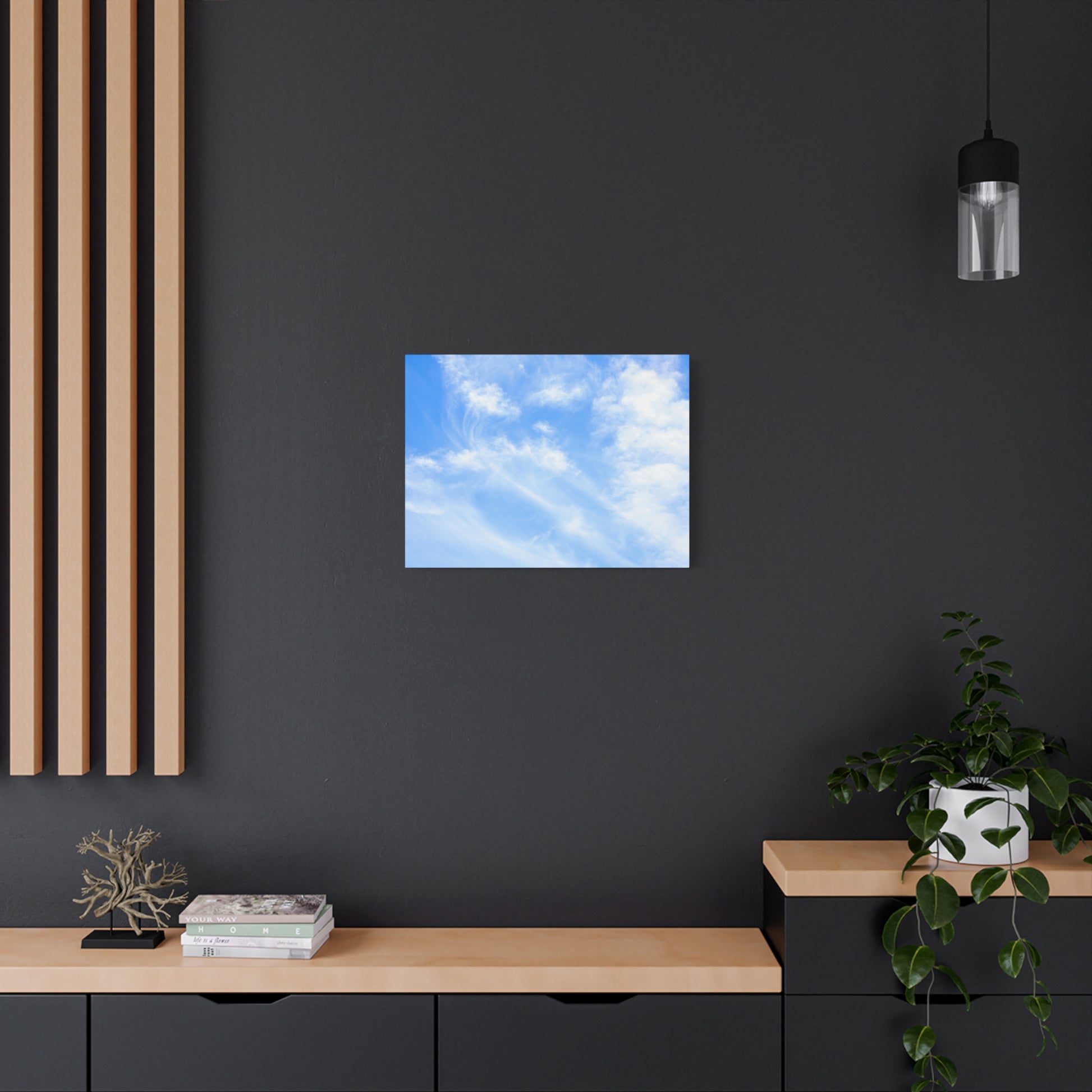 Whispers of Cerulean - Unique Frameless Canvas Wall Art - Art By Earth