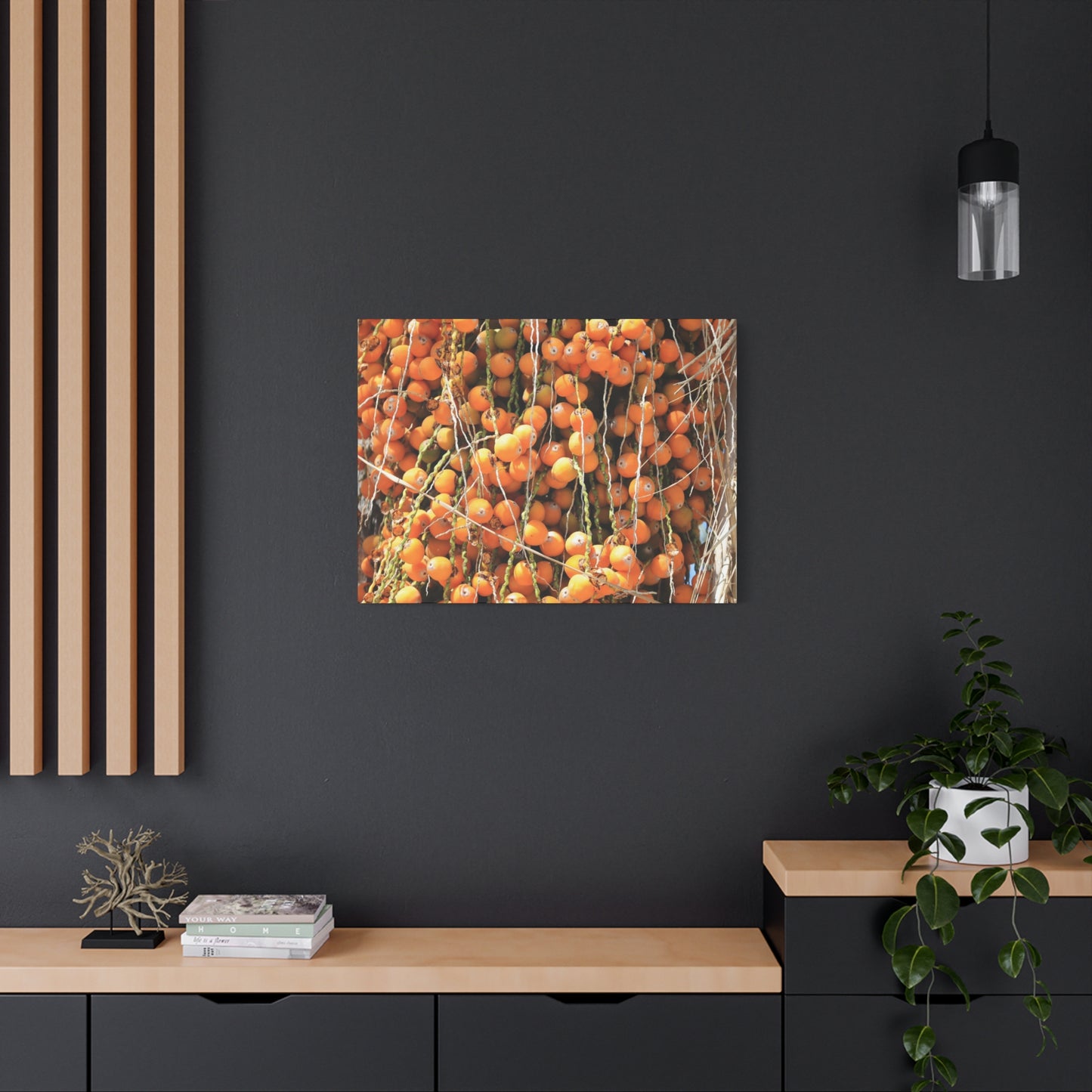 Orange Harvest - Unique Frameless Canvas Wall Art - Art By Earth