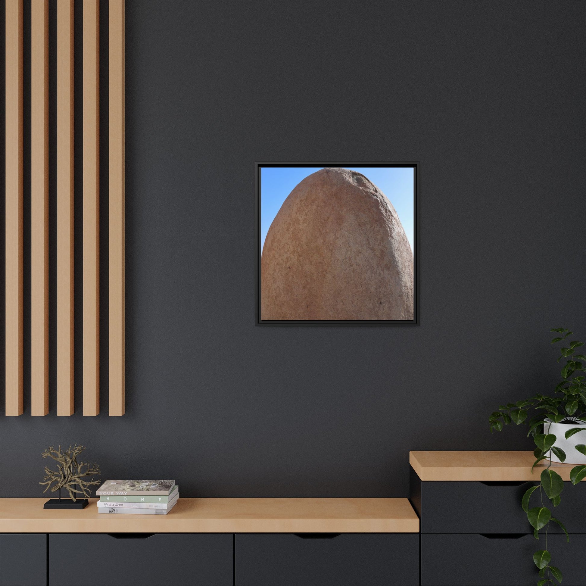 Stone Sphere - Unique Stretched Canvas Wall Art - Art By Earth