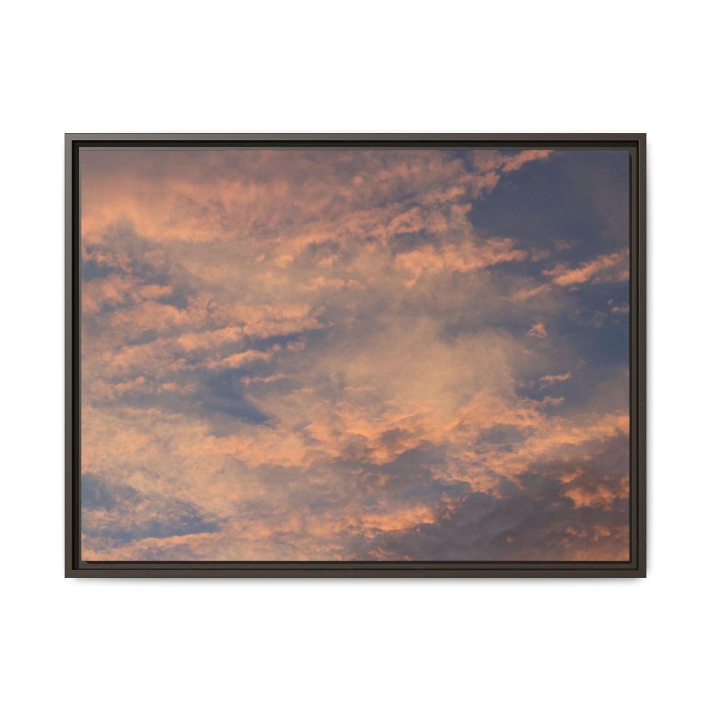 Sunset's Ethereal Canvas - Unique Stretched Canvas Wall Art - Art By Earth