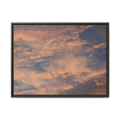 Sunset's Ethereal Canvas - Unique Stretched Canvas Wall Art - Art By Earth