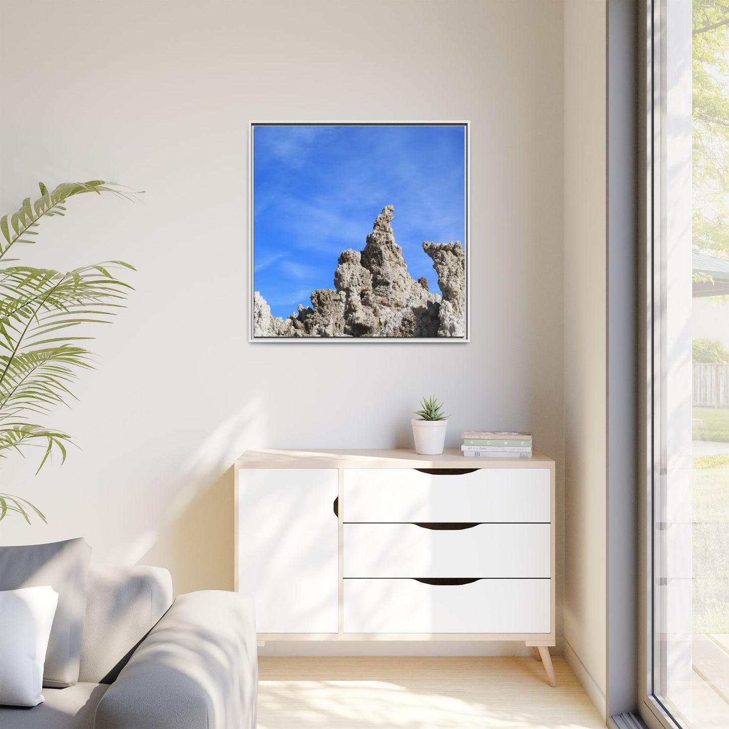 Echoes of Stone - Unique Stretched Canvas Wall Art