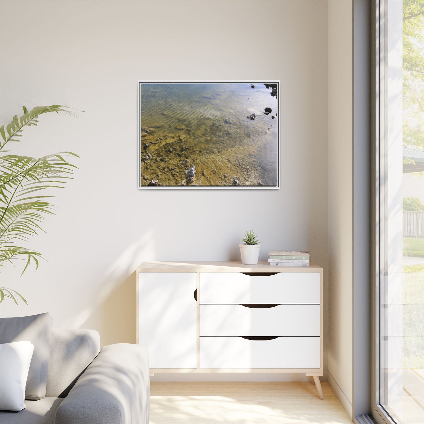 Ripples of Stone - Unique Stretched Canvas Wall Art