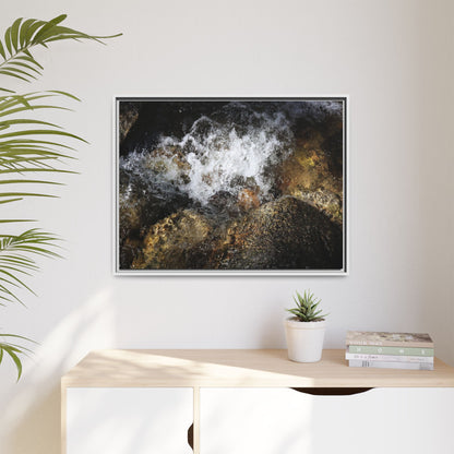 Cascading Momentum - Unique Stretched Canvas Wall Art - Art By Earth