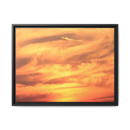 Burning Skies - Unique Stretched Canvas Wall Art - Art By Earth