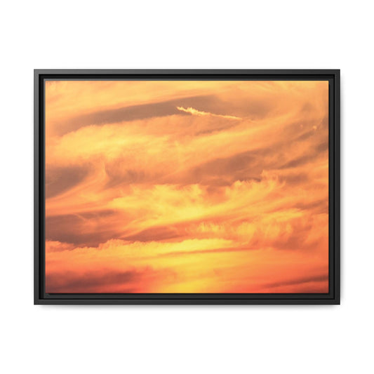 Burning Skies - Unique Stretched Canvas Wall Art - Art By Earth