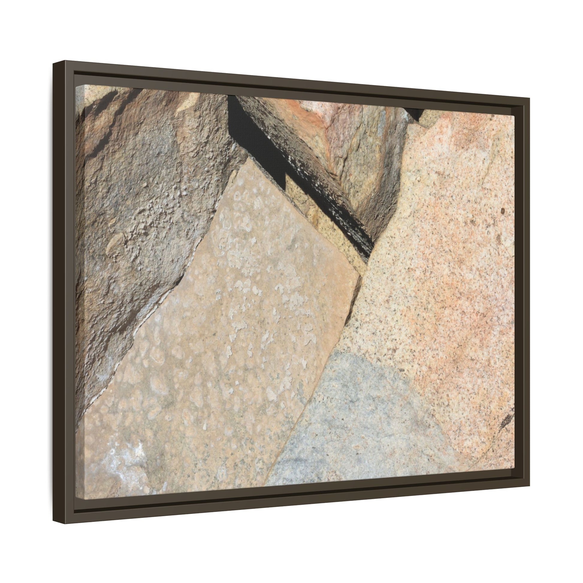 Rock Fragment - Unique Stretched Canvas Wall Art - Art By Earth