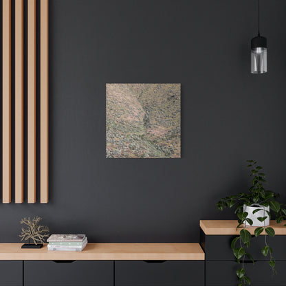 Desert Hillside - Unique Frameless Canvas Wall Art - Art By Earth