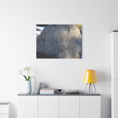 Stone of Silence - Unique Frameless Canvas Wall Art
