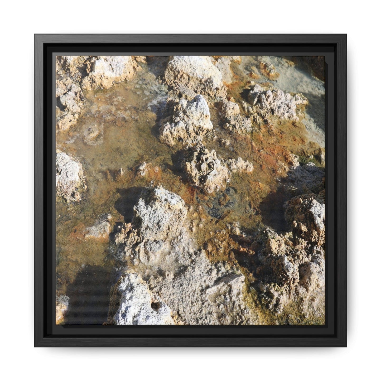 Stone Sea of Silence - Unique Stretched Canvas Wall Art