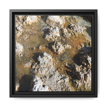 Stone Sea of Silence - Unique Stretched Canvas Wall Art