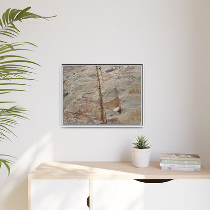 Sedimentary Symphony - Unique Stretched Canvas Wall Art - Art By Earth