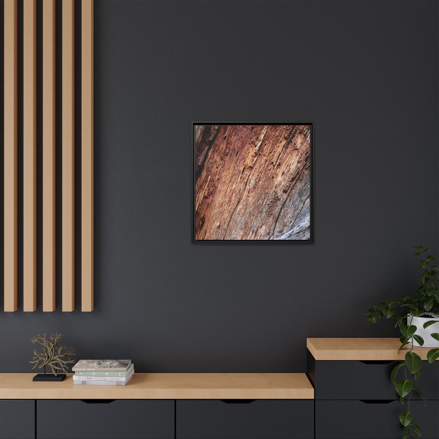 Time's Mark - Unique Stretched Canvas Wall Art - Art By Earth