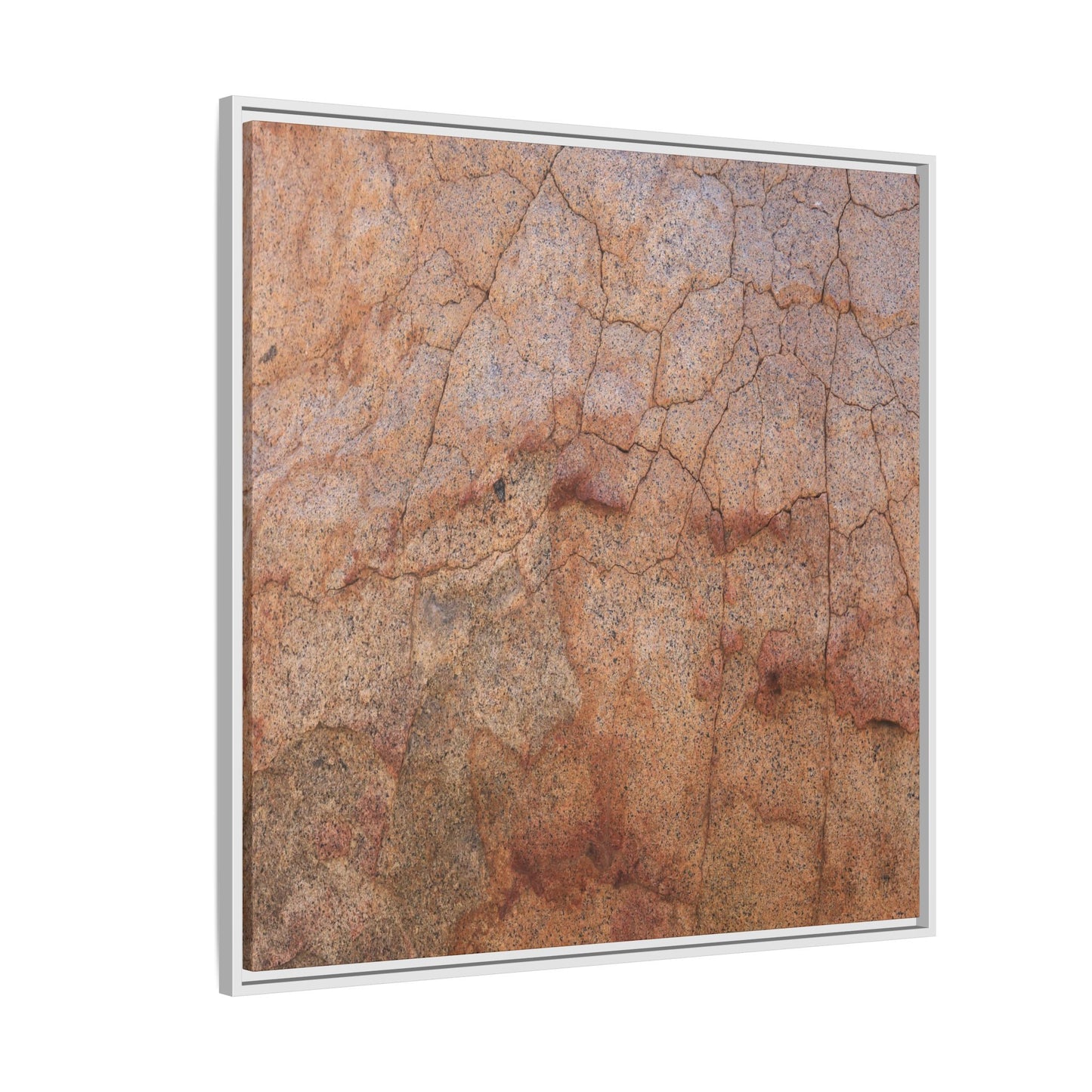 Russet Fissures - Unique Stretched Canvas Wall Art - Art By Earth
